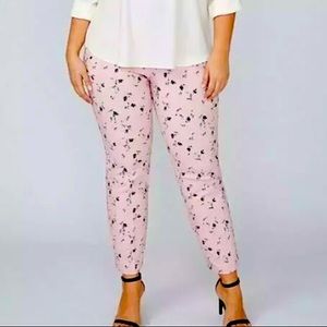 Lane Bryant Pink Allie crop Pants